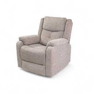Chloe Natural Fabric Recliner Armchair