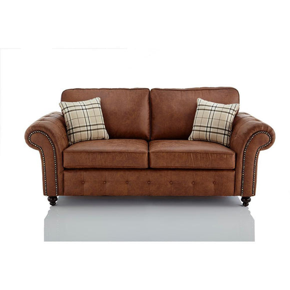 Oakland Faux Leather 3 Seater Sofa | 3 Seater Sofa | Sestra Living