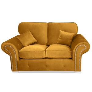 Oakland Plush Velvet 2 Seater Sofa