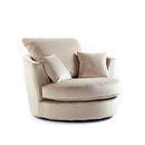 Rockford Plush Velvet Swivel Chair | Swivel Chair | Sestra Living