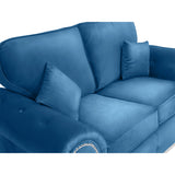 Oakland Plush Velvet 3 Seater Sofa