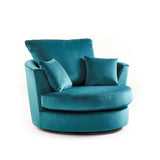 Rockford Plush Velvet Swivel Chair | Swivel Chair | Sestra Living