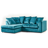 Rockford Plush Velvet Corner Sofa (LH/RH) | LH/RH Corner Sofa | Sestra Living